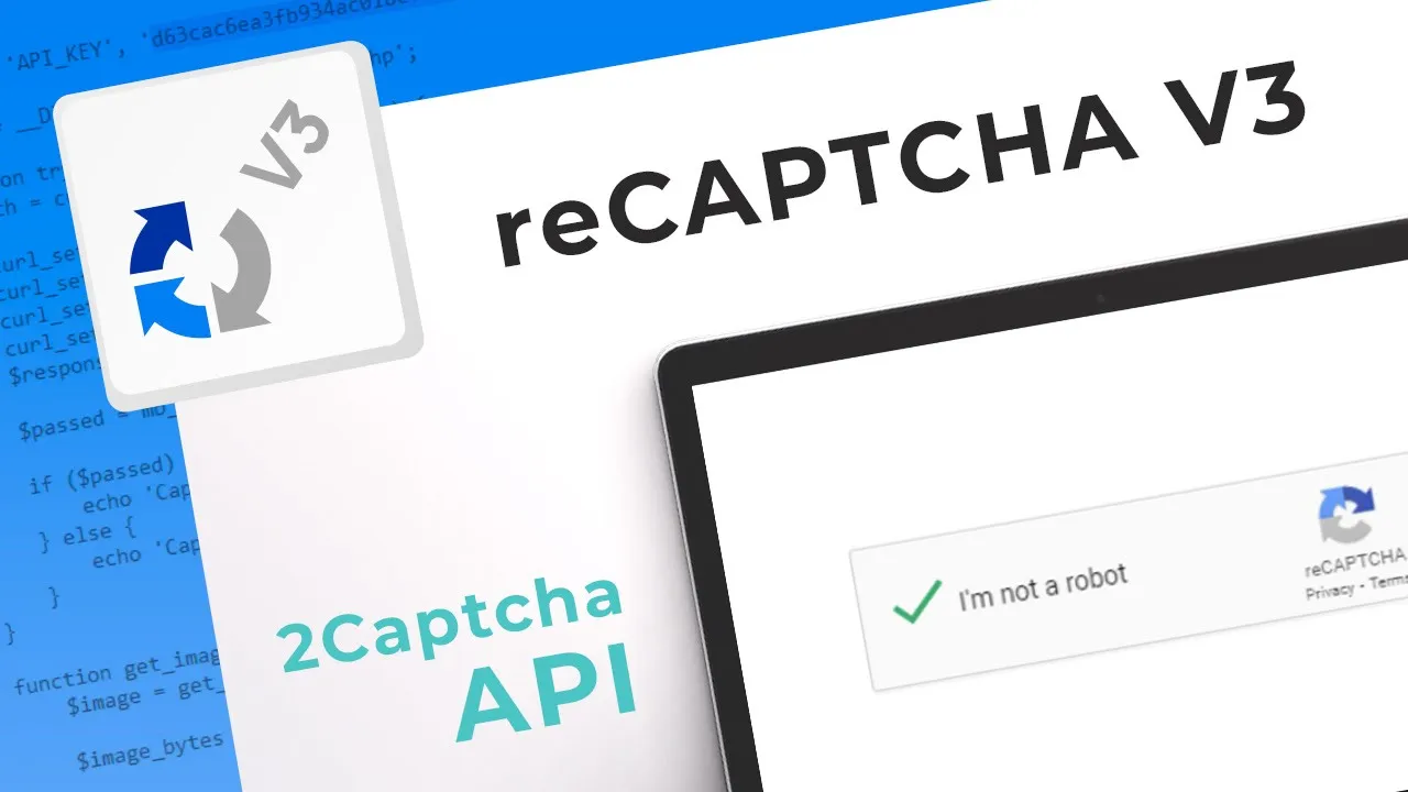 reCAPTCHA V3 solve Service. Online reCAPTCHA V3 Recognition and bypass