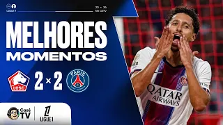 MELHORES MOMENTOS: LILLE 2 X 2 PSG | LIGUE 1 26/27 | 2ª RODADA