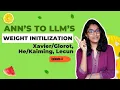Neural network weight initialization techniques - LeCun