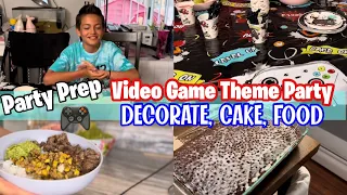 video game theme party prep party prep bake and decorate video game party 