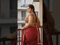 Lagu Red Gold Embroidered Designer Saree #shorts #shortsfeed #viral #saree #ai #viralvideo