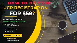 HOW TO DO YOUR UCR REGISTRATION FOR 59 - TRUCKING AUTHORITY