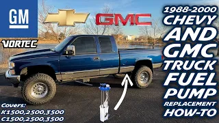 1988-2000 Truck 5 7L Fuel Pump Replacement How-To