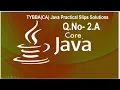 Q 2A Java program to display all the vowels from a given string TYBBA CA