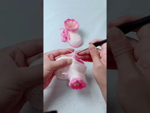 Cute baby crochet shoes #crochetshoes#crochetinspiration #crochetlove