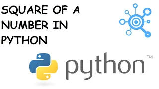 Square of a number in Python by user given inputs using MATH library Quick Python Tutorials