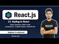 How to Write CSS in React JS Styling in React JS How to Add CSS in React JS