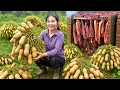 Download Lagu Harvesting 2000kg+ smoked black pork belly \u0026 peanuts to sell at the market with my family