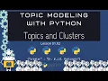 What are Topics and Clusters Topic Modeling in Python for DH 01 02