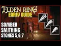 Elden Ring How to get Somber Smithing Stones 5 6 and 7 Early Guide