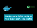 How to create docker nginx container from the docker-compose file docker-compose nginx docker