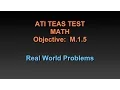 TEAS Math Tutorial - M 1 5