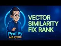 Elasticsearch Vector Similarity Fix Ranking with Dot vs Cosine vs L2 in Python