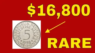 5 GERMAN COINS WORTH MONEY COINS FROM OUR COLLECTION
