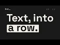 Python Split and Join One String Into a Row and Back
