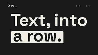 Python Split and Join One String Into a Row and Back