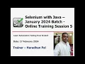 Selenium WebDriver with Java - Jan24 Batch