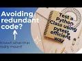 How to test a Class using pytest framework What does actually mean by avoiding redundant coding