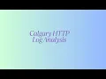 Calgary HTTP Log Analysis
