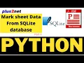 Generate PDF Mark sheet of students using data from SQLite or MySQL table using Python Reportlab