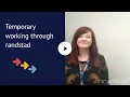 Temporary working through randstad