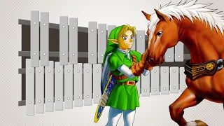 Zelda Ocarina of Time - Epona's Song on a Glockenspiel
