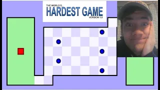 Playing The World s Hardest Game TWHG On CoolMathGames