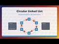 Circular Linked List Explained for Beginners Implementation Operations