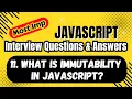 What is Immutability in JavaScript Complete Guide with Examples Mutable vs Immutable Explained