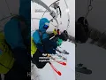 Stranded then Rescued on a Ski Lift During 50 MPH Winds