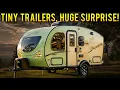 5 Best TINY Camper Trailers With INSANE BATHROOMS Under 3 100 lbs