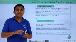 Java - Synchronized Transient