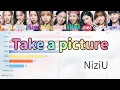 [NiziU] Take a picture | Bar chart race [Line Distribution] ENG SUB