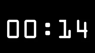 14 Second Timer with Alarm Count Up Stopwatch