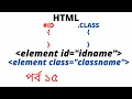 HTML ID and Class Tutorial Bangla HTML Class and ID attribute