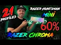 21 Chroma Profiles for the Razer Huntsman Mini 60 Keyboard