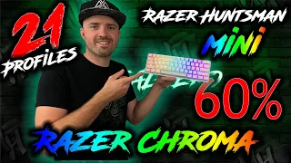 21 Chroma Profiles for the Razer Huntsman Mini 60 Keyboard