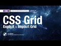 33 - Layout CSS Grid explicit and implicit CSS Fundamentals