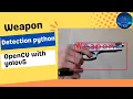 Weapon detection python using yolov5