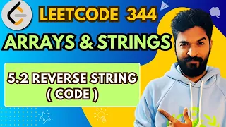 344 2 Reverse String Code Array And String Playlist