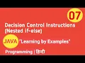 Lecture 7 Nested if else JAVA