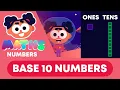 Base 10 Blocks to 100 Numbers Y1 Maths FuseSchool Kids
