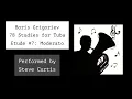 Etude Moderato - Grigoriev 78 Studies for Tuba