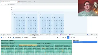 How many components can react render in 1 second