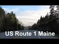 12 hours of Maine US-1 Southbound Full Length 4K60 detailed time stamps