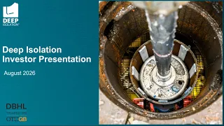 Deep Isolation Nuclear Inc OTCQB DBHL Virtual Investor Conferences