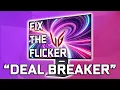 How to Fix OLED Monitor TV Flickering