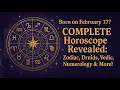 Born on February 17 Your COMPLETE Horoscope Revealed Zodiac Druids Vedic Numerology More