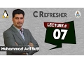 Lec07 Pointers and Funtions C-Refresher with Arif Butt