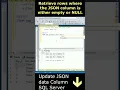 Retrieve rows JSON Data column is empty or NULL SQL Query
